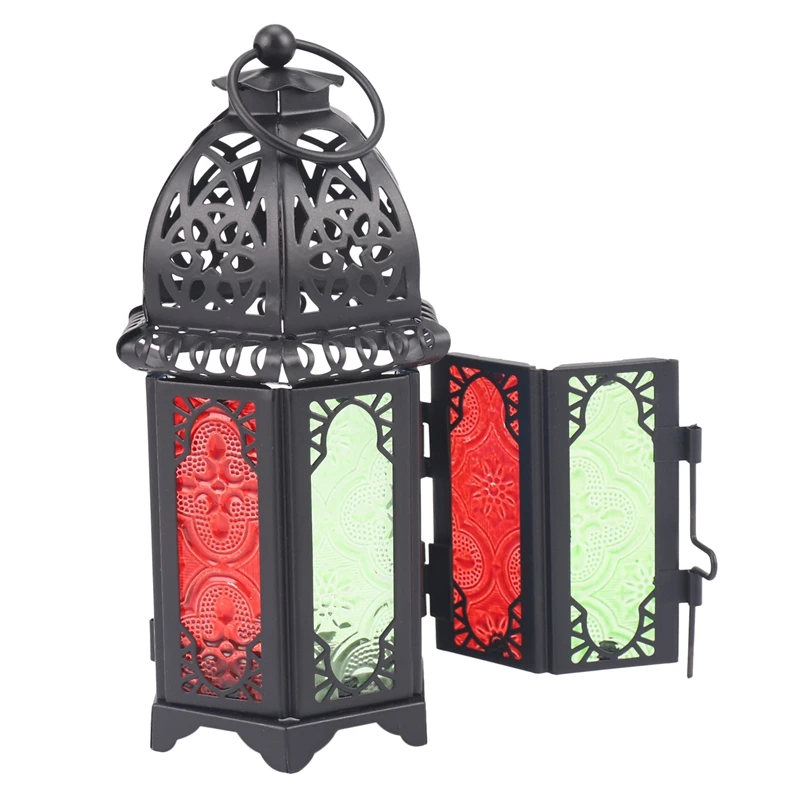 Классический марокканский декор ветрозащитные подсвечники по обету железное