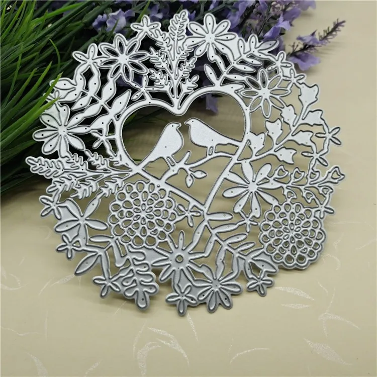 

Cutting Dies For 2023 Card Making Plant Flower Stamping HOT SALE DIY Background Card Punching Cutting Metal Sizzix Dies Layered