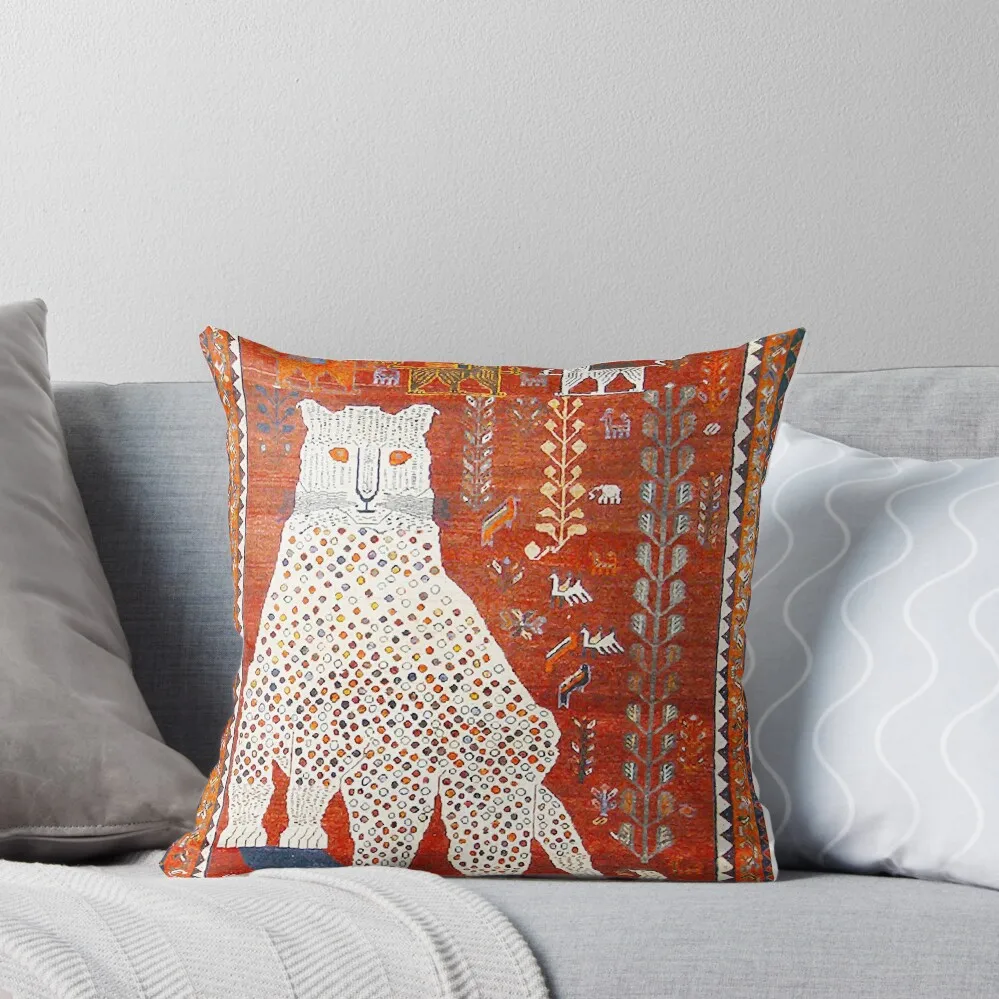 Qɺshqai Снежный Леопард персидская искусственная Печать наволочки для диванных