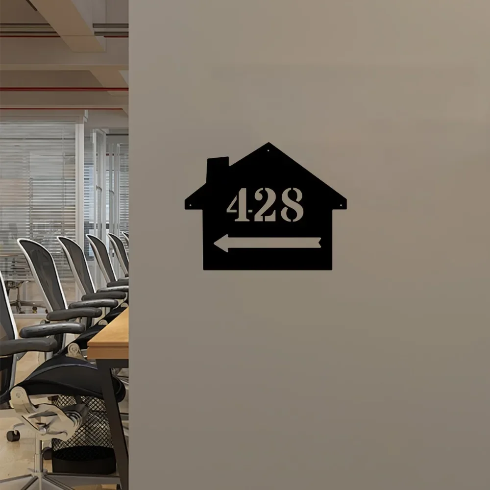 1 шт. металлическая табличка с номером дома настенный декор для прихожей