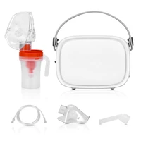 portable compresser humidifier inhaler medication kit mini handheld home child kids steaming device recharge silent light