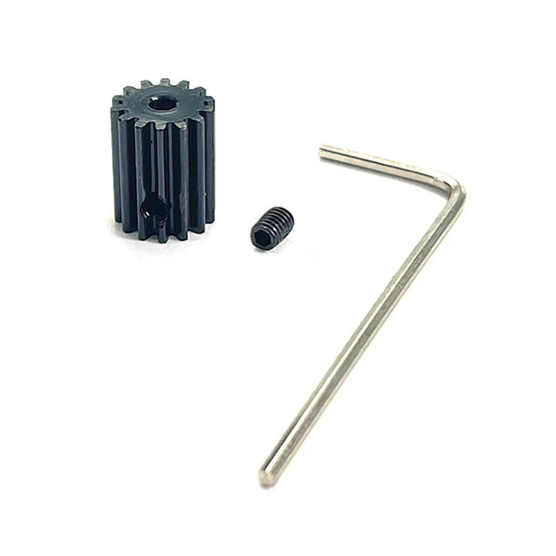 

Steel 14T Motor Gear Pinion Gear For MJX 16027 16208 16209 16210 H16 SCY 16101 16102 16303 16106 RC Car Replacement