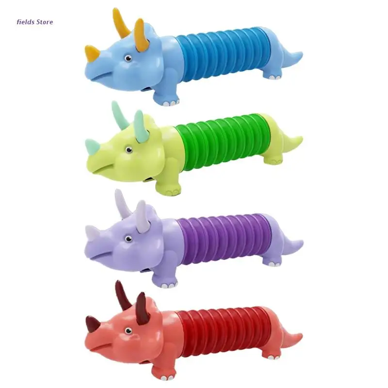 

Spring Dinosaur Doll Tubes Sensory Toys For Adult Fidget Stress Relieve Toys