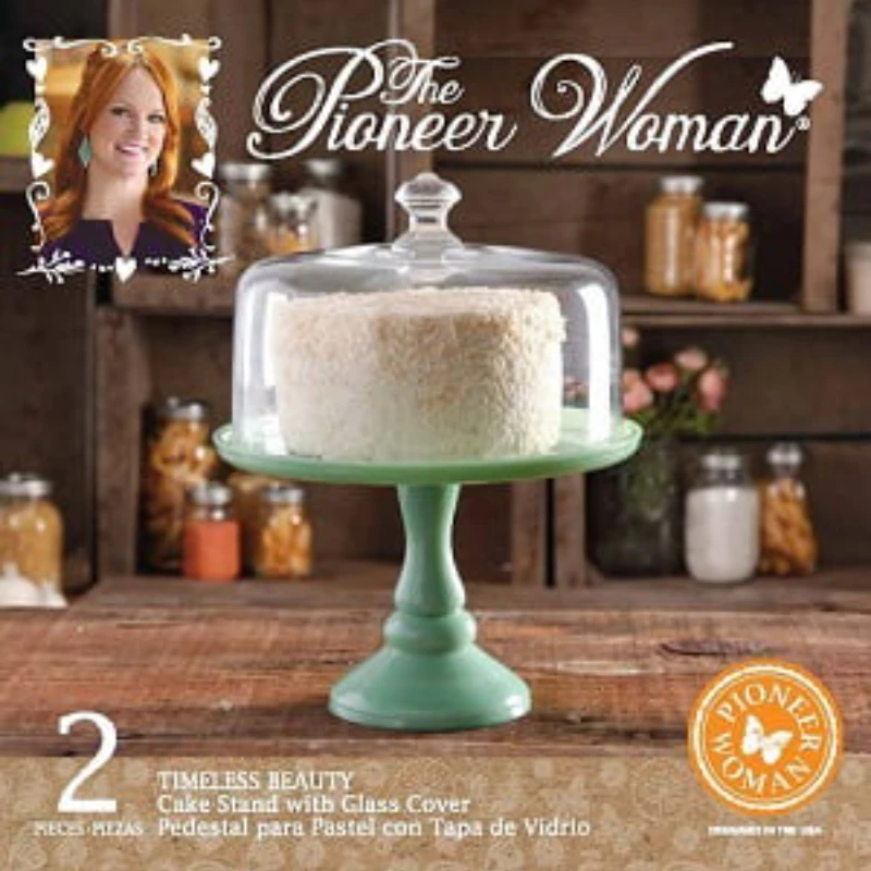

10 in Round Jade Cake Stand, Green
