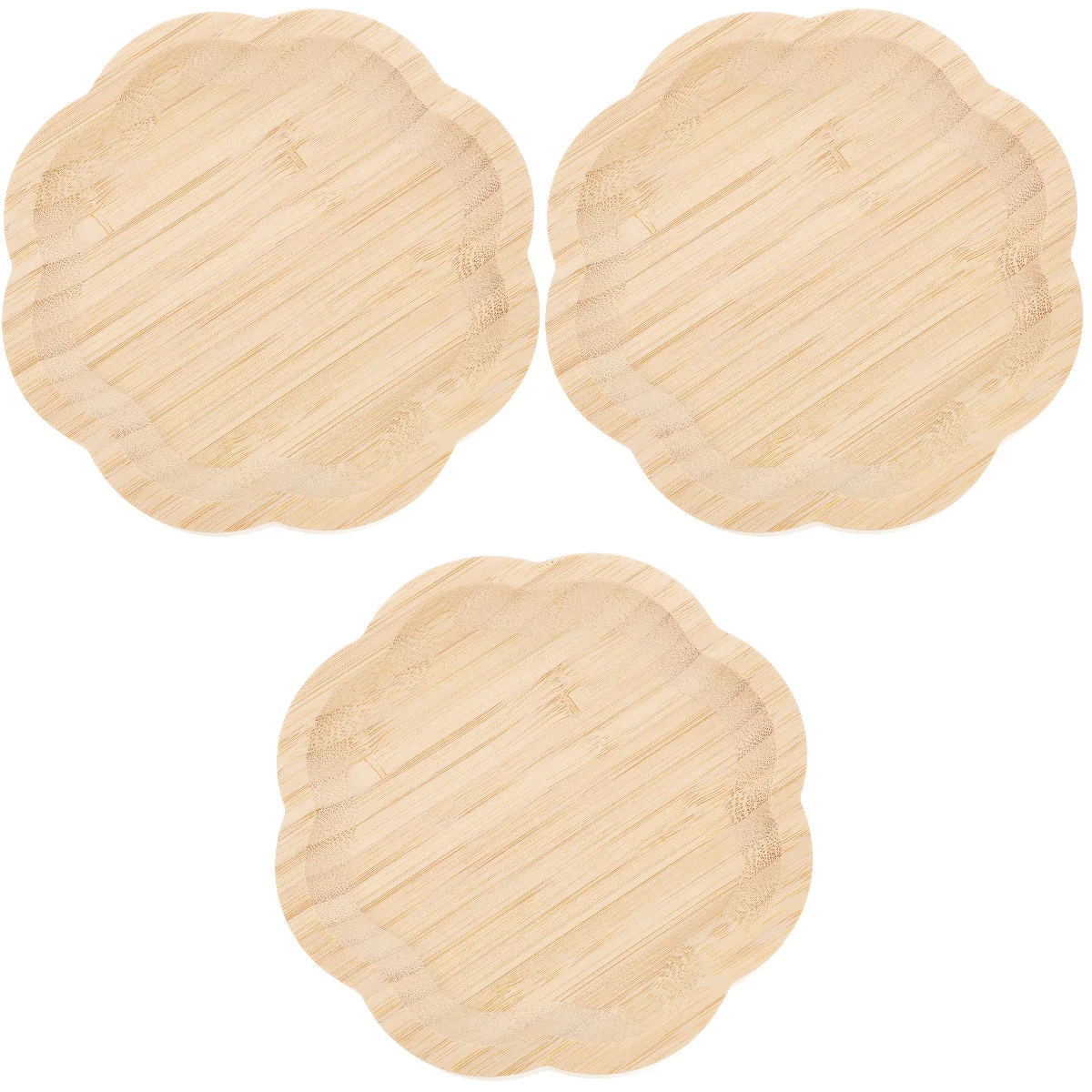 

3pcs Home Storage Tray Storage Plate Fruit Tray Snack Plate Home