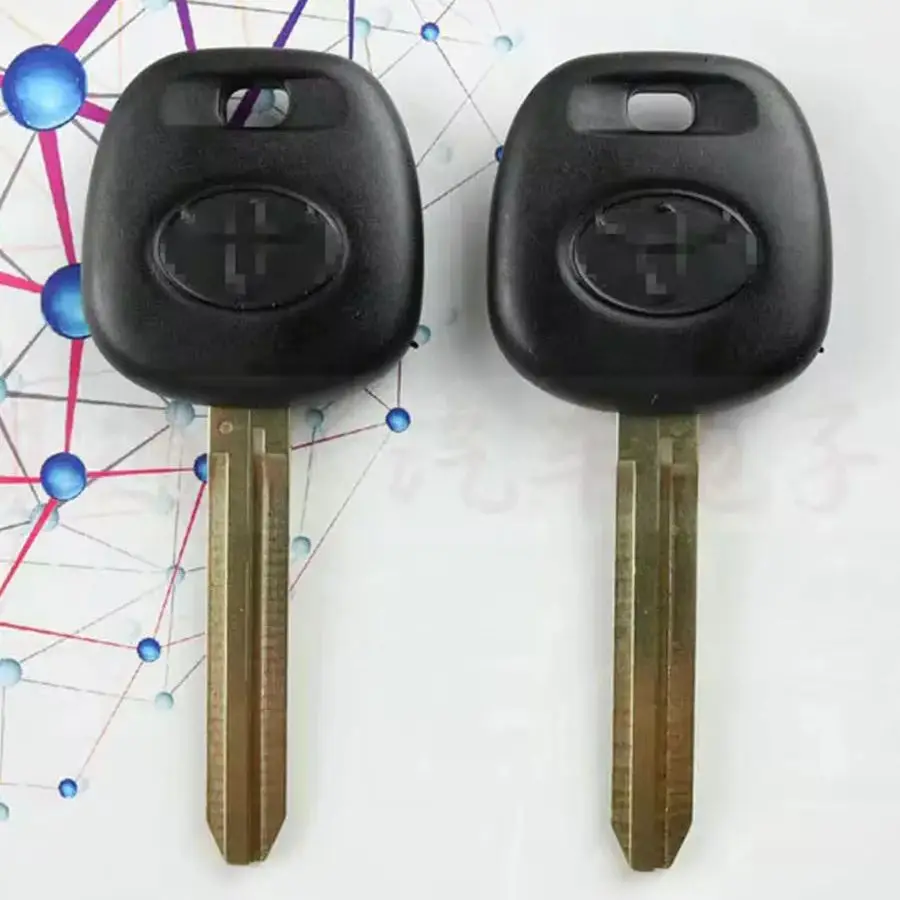 

Корпус ключа со слотом для чипа для смарт-карты Toyota corolla REIZ highlander, замена механического замка