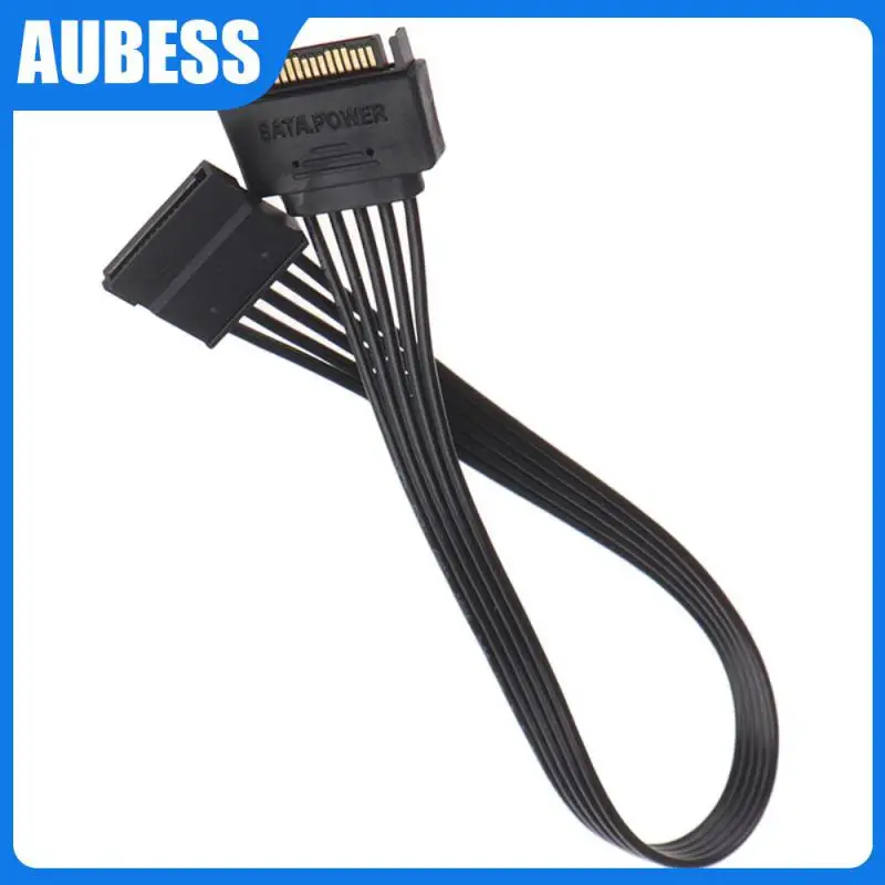 

18awg Sata 15pin Male To Female Female Power Extension Cable Ul 1007 18awg Wires 15pin Sata Power Extension Cable For Hdd Ssd
