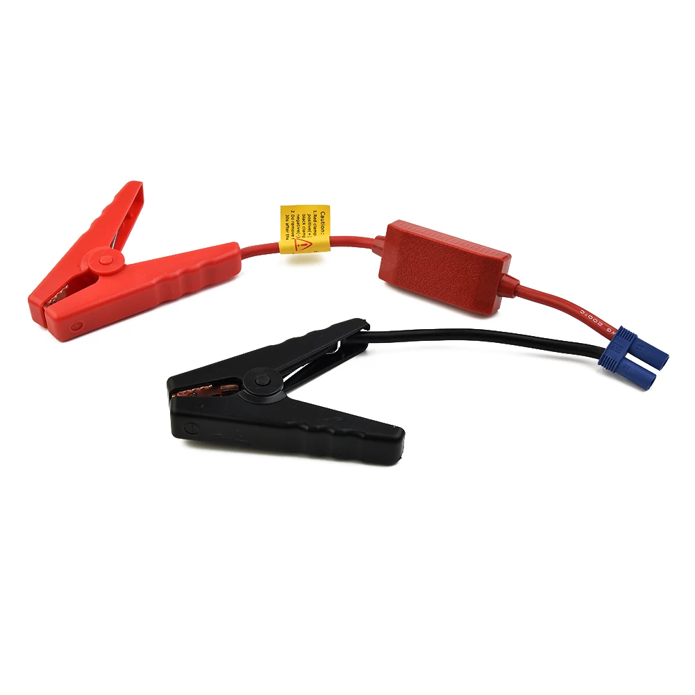 

Portable Connector Emergency BatteryJump Cable Start Car Jump Starter Air Booster Charger Leads 12V Alligator Clamps Clip