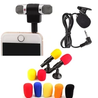new pvc wired 3 5 mm stereo jack mini car microphone external mic for pc car dvd gps player radio audio microphone