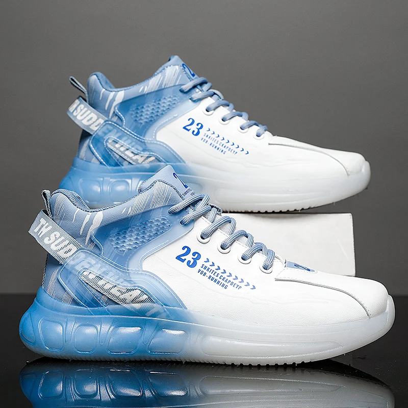 

New Quality Autumn Man Walking Sneakers Male Running Shoes High-Top Hard-Wearing Outsole Footwear Outdoor Sports Zapatos