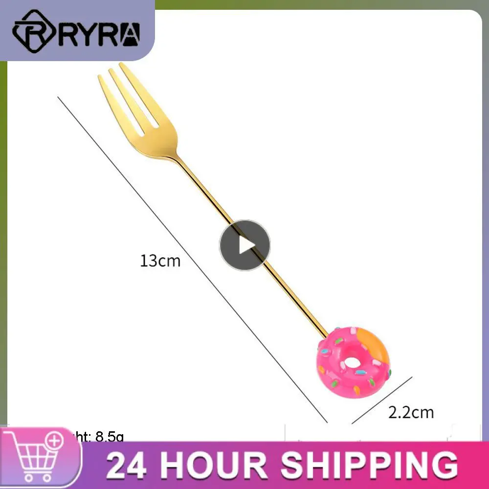 

Spoon Fork Cute And Elegant Candy Scoop Comfortable Grip Stainless Steel Functional And Practical Mixing Spoon Party Supplies