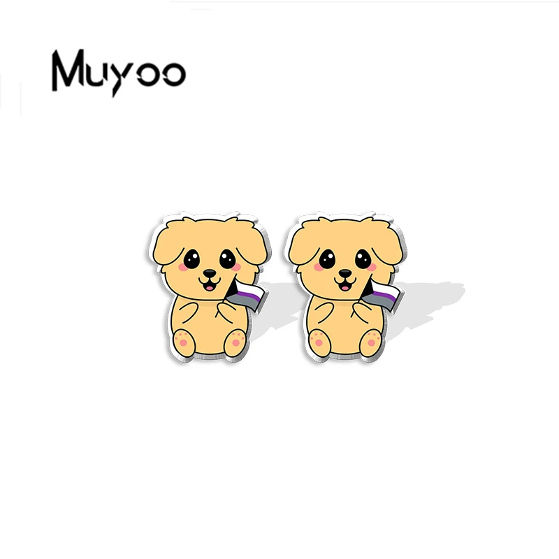 2022 Новое поступление Модные Разноцветные серьги-гвоздики в виде мультяшной