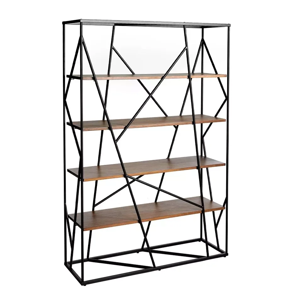 

Shelf 3103 Angel Cerdá-lacquered steel shelf in black epoxy and walnut-plated wooden baldas of 0,5mm thick.
