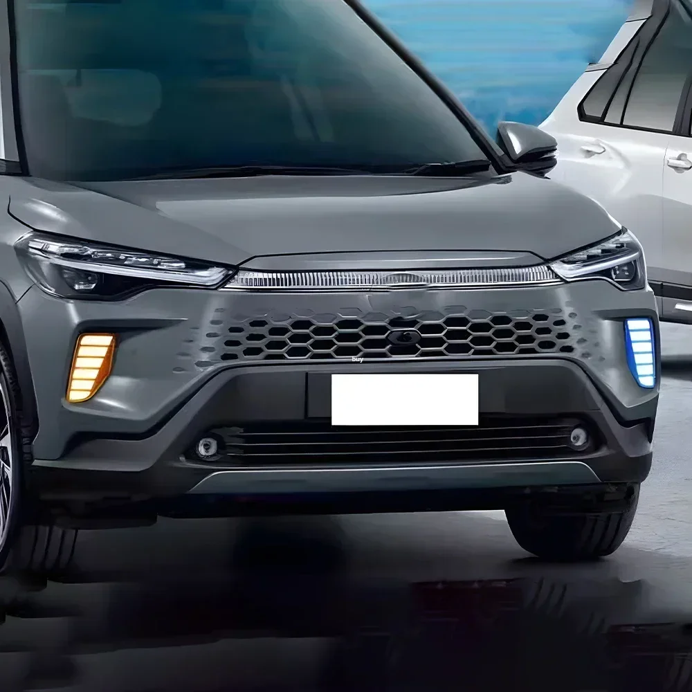 Фото Автоматическая сборка DRL для Toyota Corolla Cross 2024, обновленный передний бампер, светодиодные динамические дневные ходовые огни, автомобильные аксессуары №5
