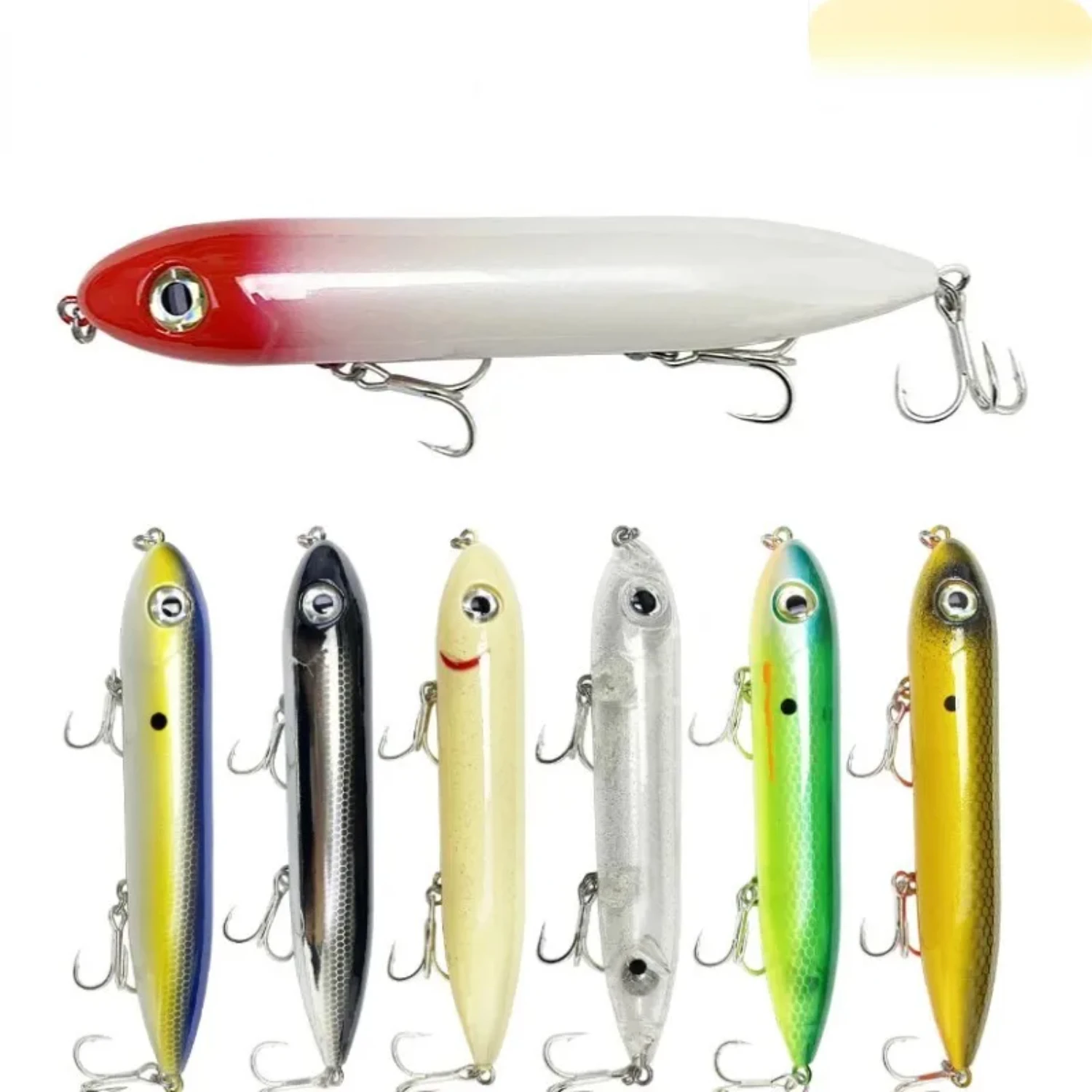 Приманка для ловли морского окуня 2024 Topwater Lure Surface Walk The Dog Bass StickBait WTD Pencil 126 мм 26 г