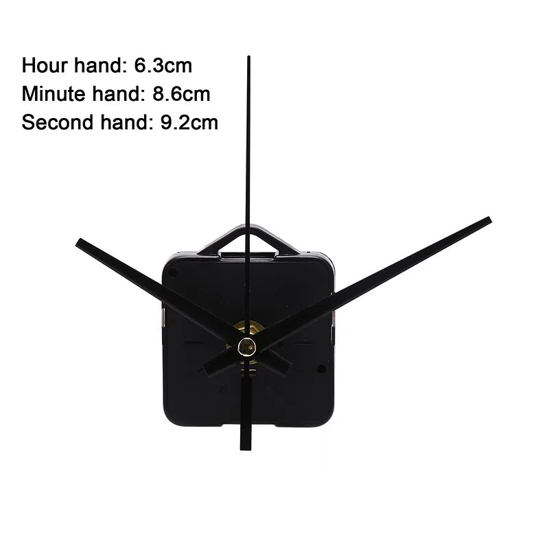 

New Silent Wall Clock Mechanism Mute Quartz DIY Wall Clock Movement Machine Silver Hands Repair Kit Tool Replace Set Accessories