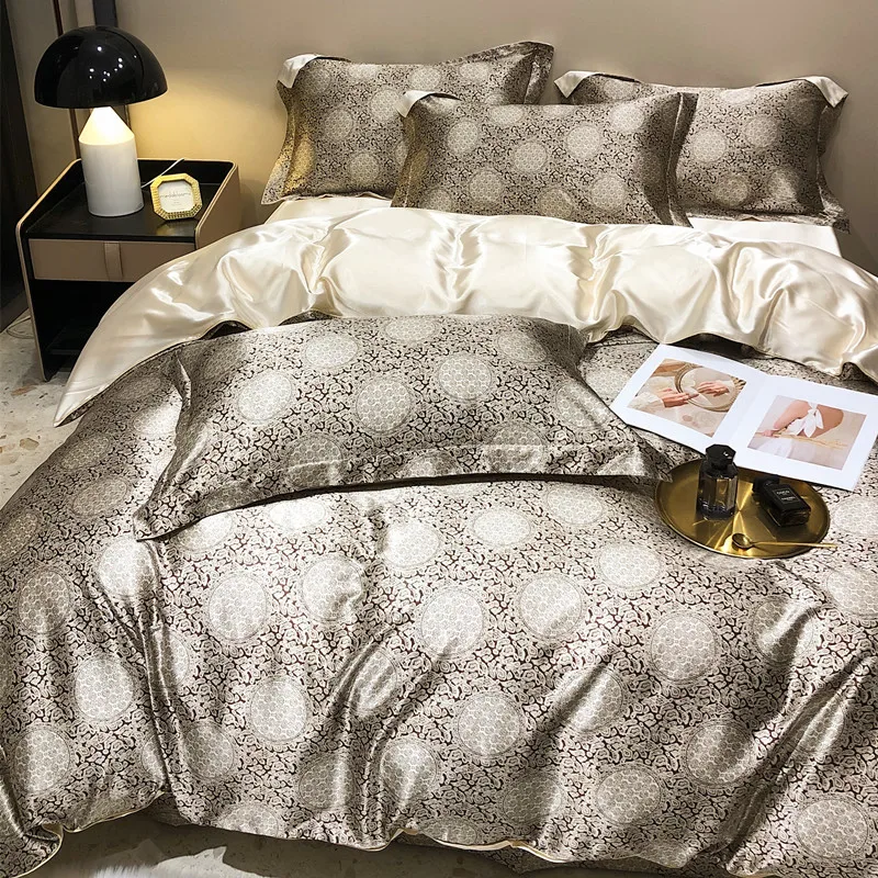 

Комплект постельного белья Dreamreal из шелка 4 шт