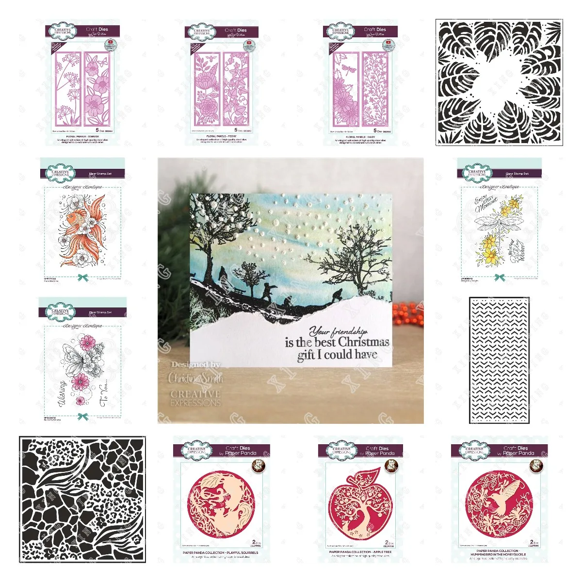 

2022 Peony Daisy Cosmos Metal Craft Dies Leaves Animal Prints Dragonfly Floral Bubbles Butterfly Blooms Clear Stamps Stencil Set