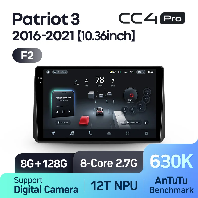 

TEYES Тиайс CC4 PRO Штатная магнитола For УАЗ Патриот УАЗ-3163 рестайлинг For UAZ Patriot 3 2016 - 2021 автомагнитола 2 DIN DVD GPS CarPlay Android Auto мультимедиа автомобиля головное магнитола