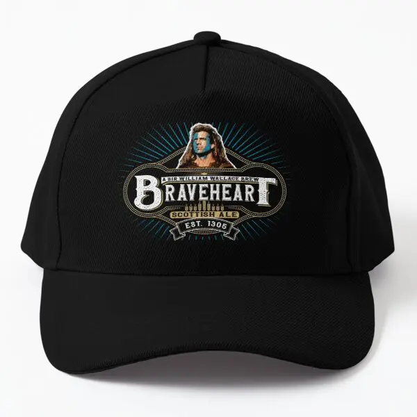 

Braveheart Scottish Ale Baseball Cap Hat Mens Bonnet Sport Casquette Spring Boys Printed Women Snapback Casual Fish Black