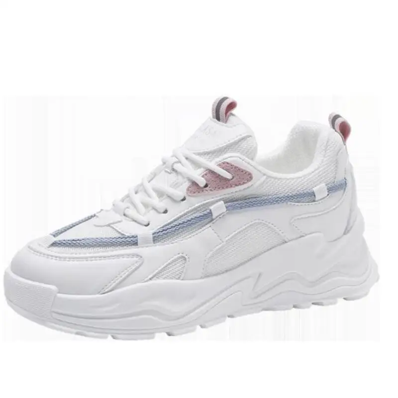 

Women Sneakers Vulcanize Shoes New Female Black White Platform Thick Sole Running Casual Shoe Woman Sport Shoes