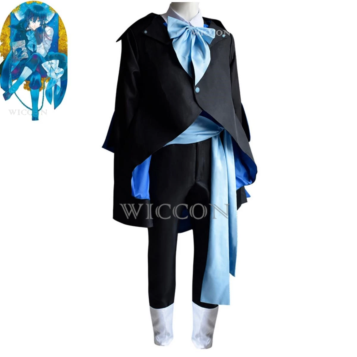 Костюм для косплея ванитас из искусственного аниме костюм с париком и плащом