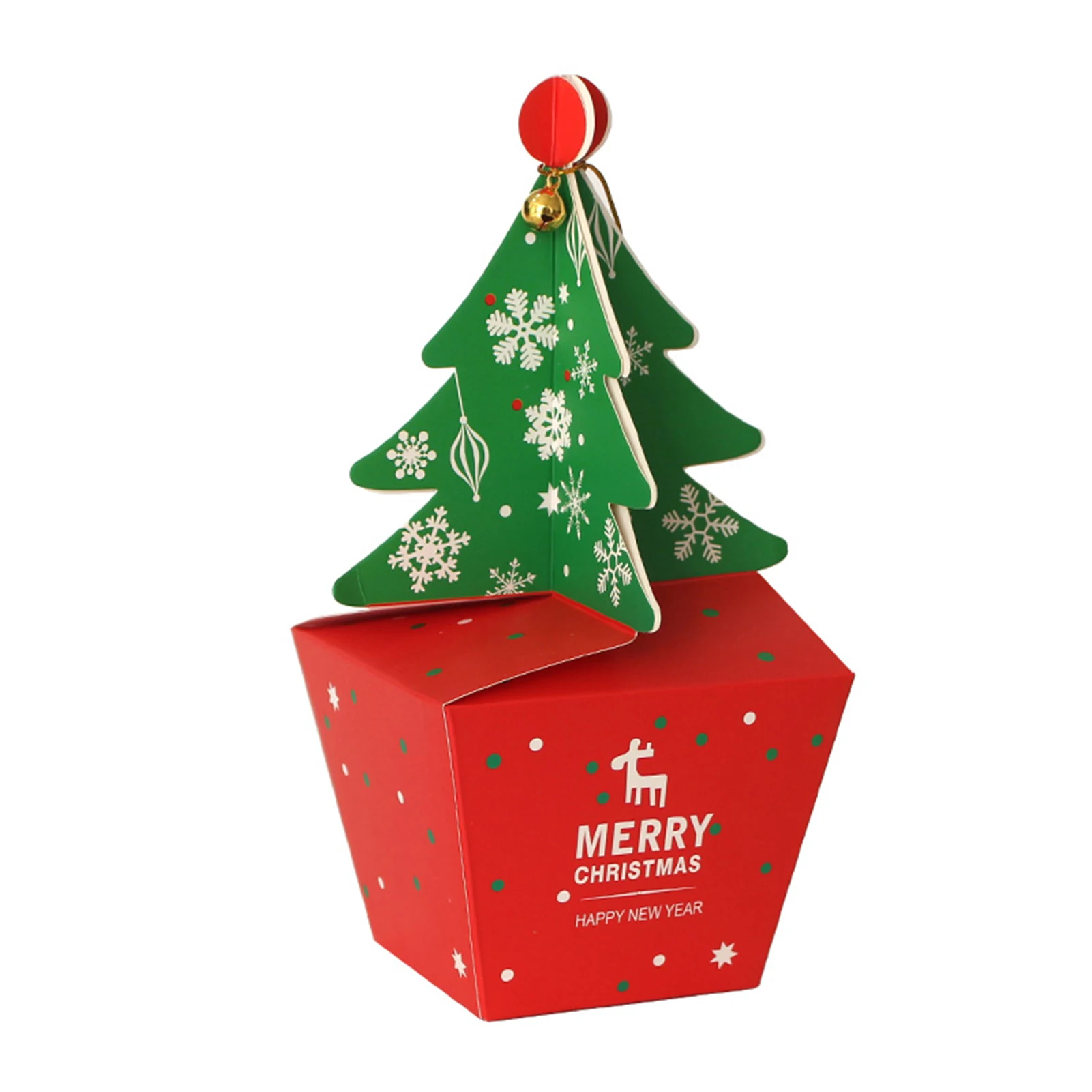 Es Gift Boxes With Bell Christmas Gift Box Decoration For Wedding Bridal Shower Birthday Party Js22