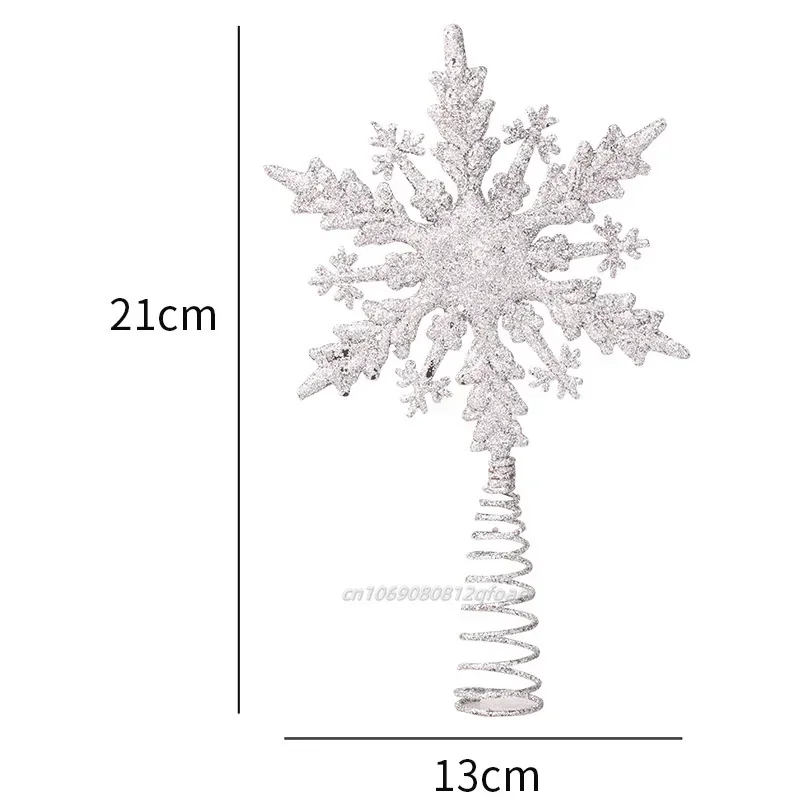 

MOONBIFFY Рождественский елочный топ Золото/Серебро