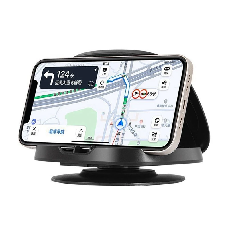 Автомобильный держатель телефона вращающийся на 360 градусов для коврик