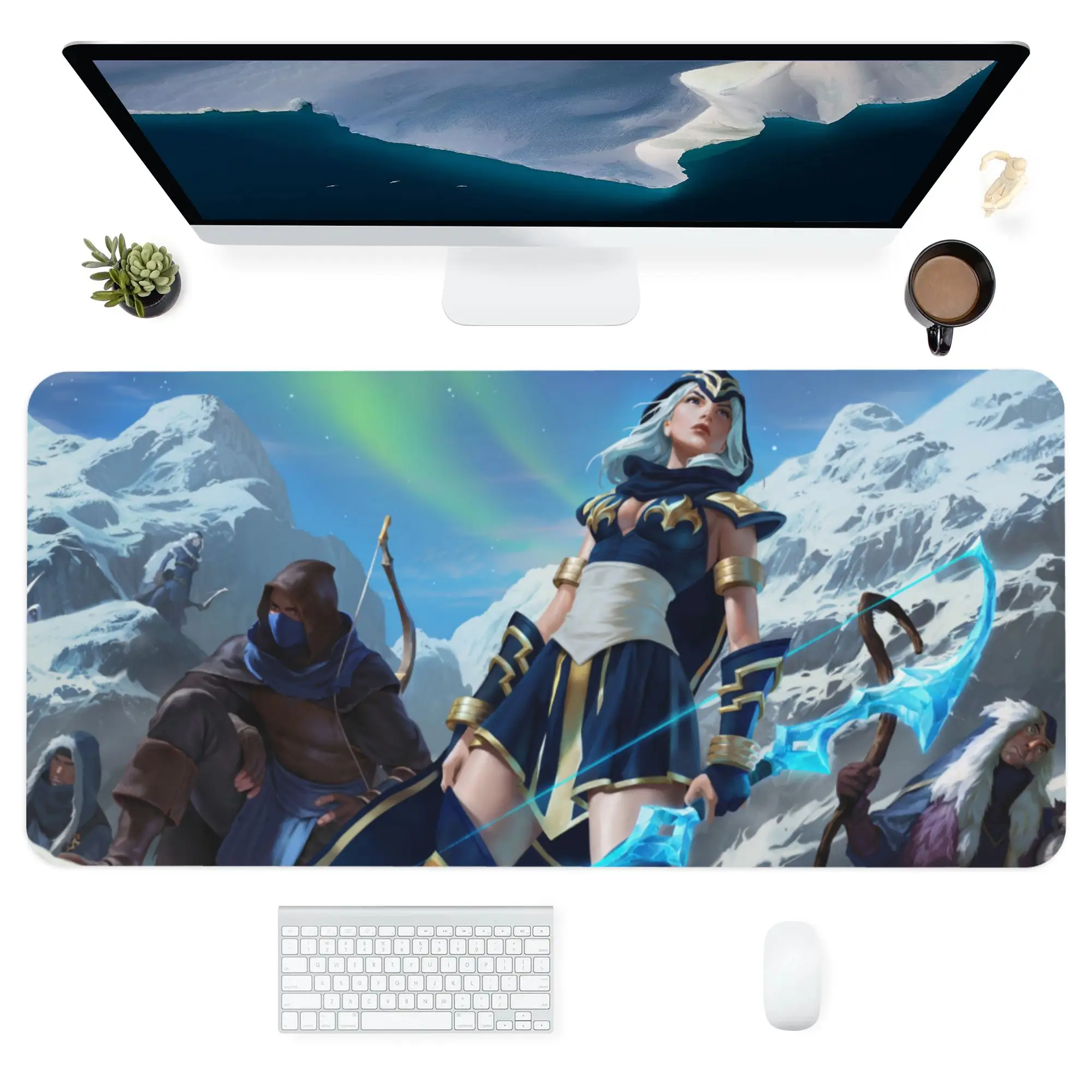 

Fashion Print League of Legends Gaming HD Thickened Mouse Pad Computer Carpet Surface For The Mause Ped XXl Deskpad Protector