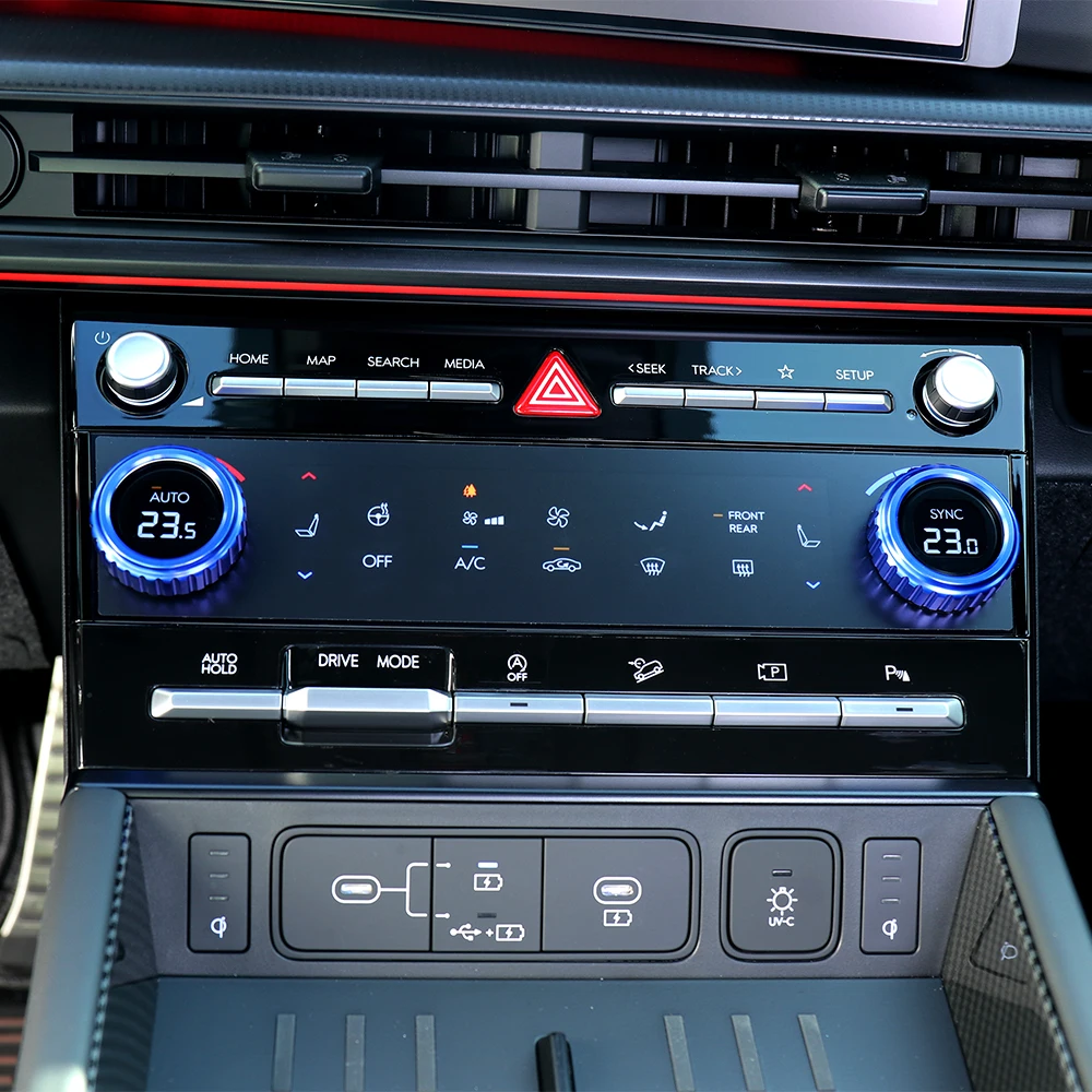 Для Hyundai Kona SX2для Hyundai Santa Fe MX5: Алюминиевая накладка на регулятор громкости центральной консоли, автомобильный аксессуар (art.: 3920dbd78617a) - 3920dbd78617a