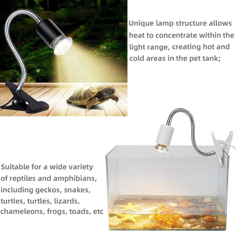 E27 110-220 В Тепловая лампа для рептилий из алюминиевого сплава курицы и других