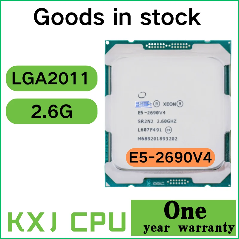 

Бывший в употреблении процессор Intel Xeon E5 2690 V4 2,6 ГГц четырнадцать нуклеев 35M 135 Вт 14 нм LGA 2011-3 ЦП