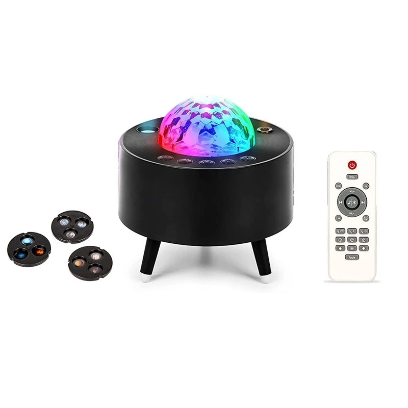 

Galaxy Projector Night Light For Bedroom,Star Projector With Rotation Function And Bluetooth Music Speaker