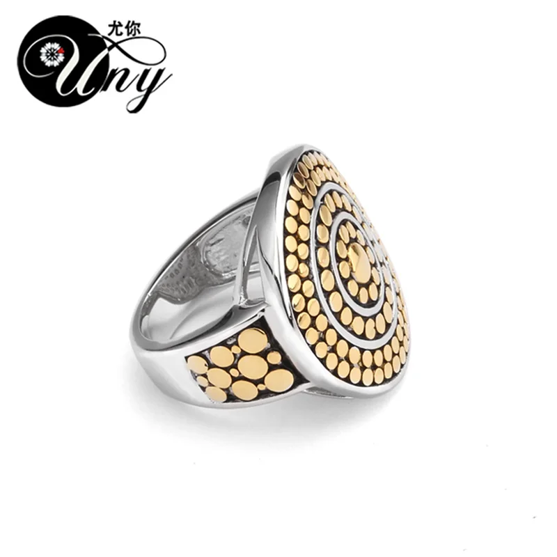 Кольцо "Харди Дотс" от дизайнерского бренда UNY для женщин - модный винтажный подарок на Рождество и День Валентина.