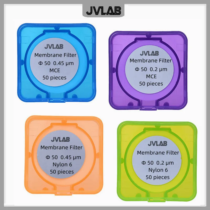

Фильтры микромембраны МСЕ/нейлон JVLAB 47мм/50мм/60мм 50 шт