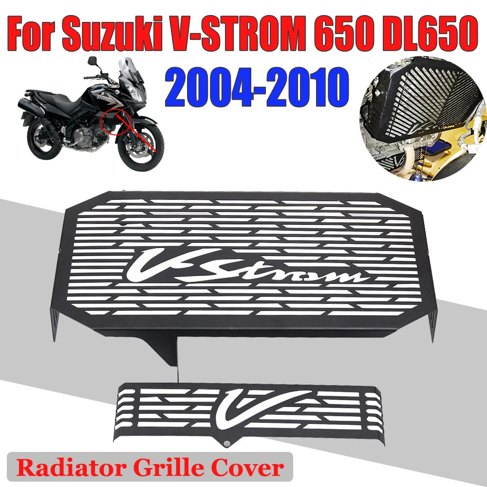 

Motorcycle Radiator Grille Guard Protector Cooler Grill Protection Cover For Suzuki V-STROM 650 DL650 VSTROM DL 650 2004-2010
