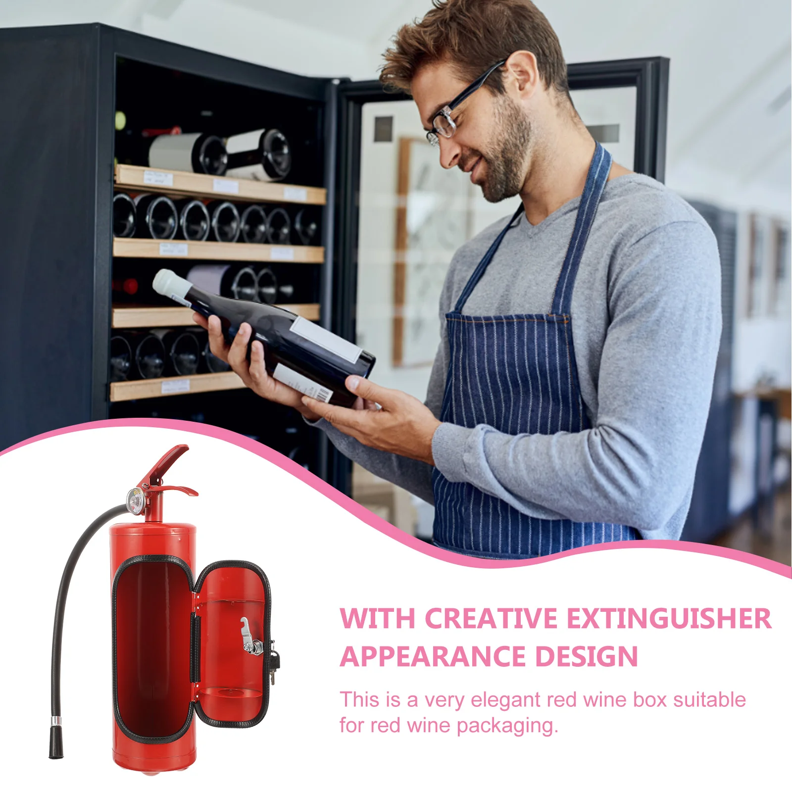 Шкаф Пожарный Подарки Виски Праздничный держатель для хранения Пожарные Простой