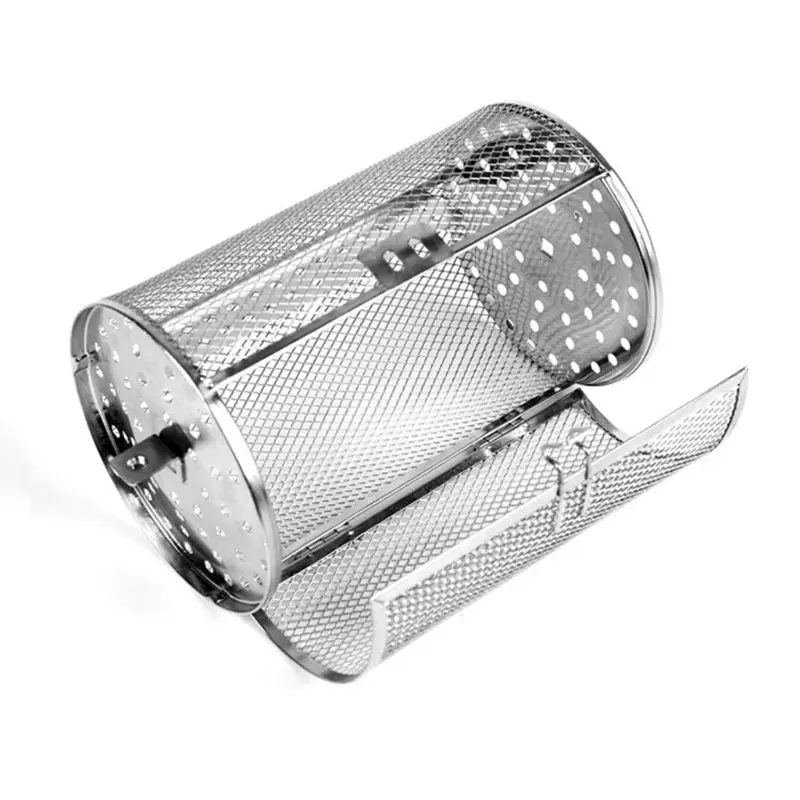 

Stainless Steel Rotisserie Oven Basket for Roasting Baking Nuts Coffee Beans Peanut BBQ Grill Roaster Oven Parts Baking G8TB