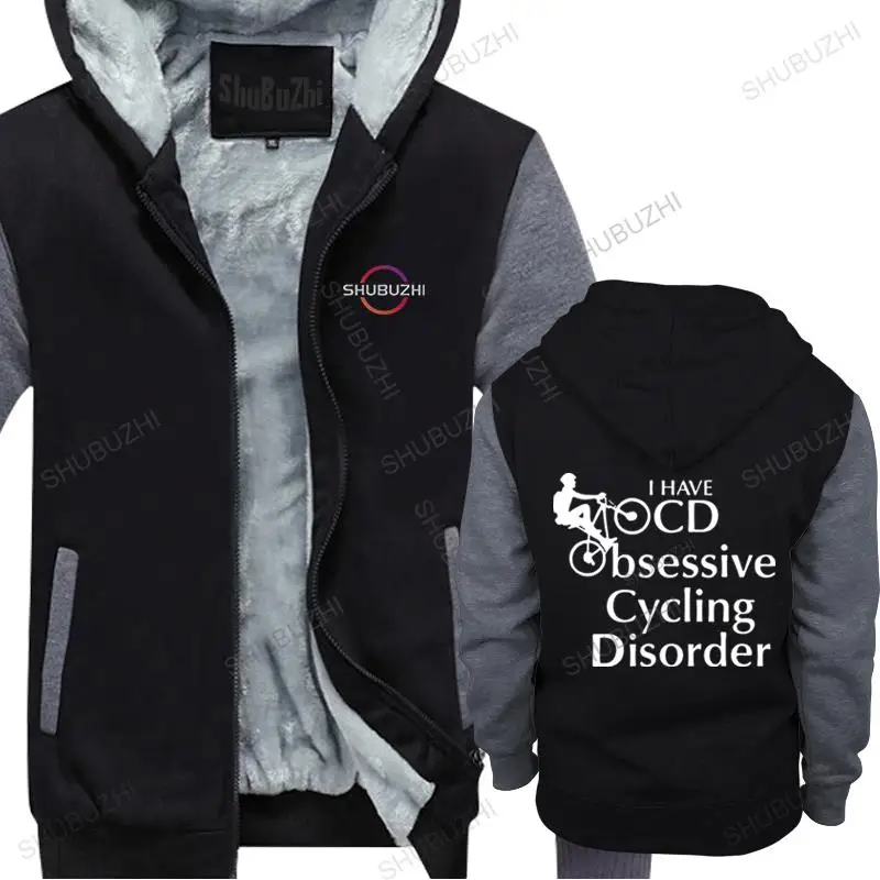 

warm coat men brand clothing fleece hoody I HAVE OCD OBSESSIVE CYCLE DISORDER Funny BIRTHDAY cotton fashion thick jacket hoodie