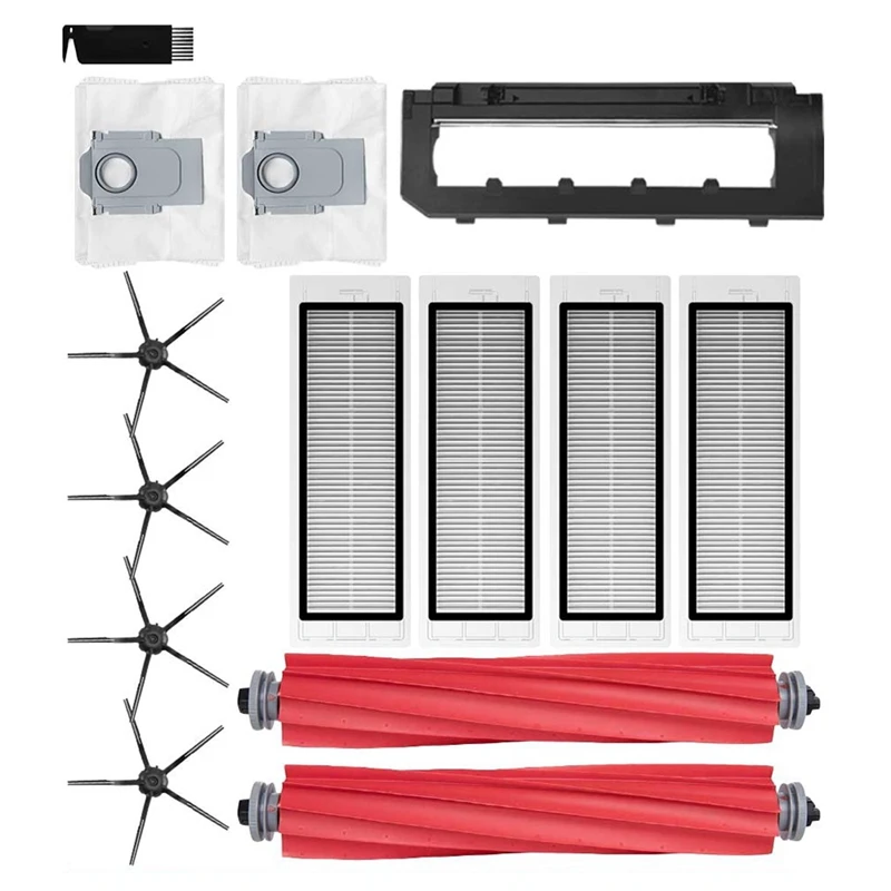 

AD-Main Side Brush Filter And Dust Bag Replacement Accessories For Xiaomi Roborock Q5 Q5+ Robotic Vacuum Cleaner
