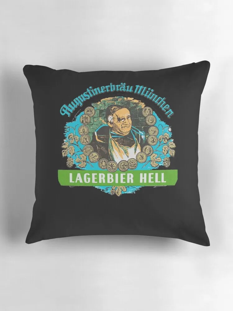 Классическая прямоугольная наволочка с изображением огюстинера воды и пива