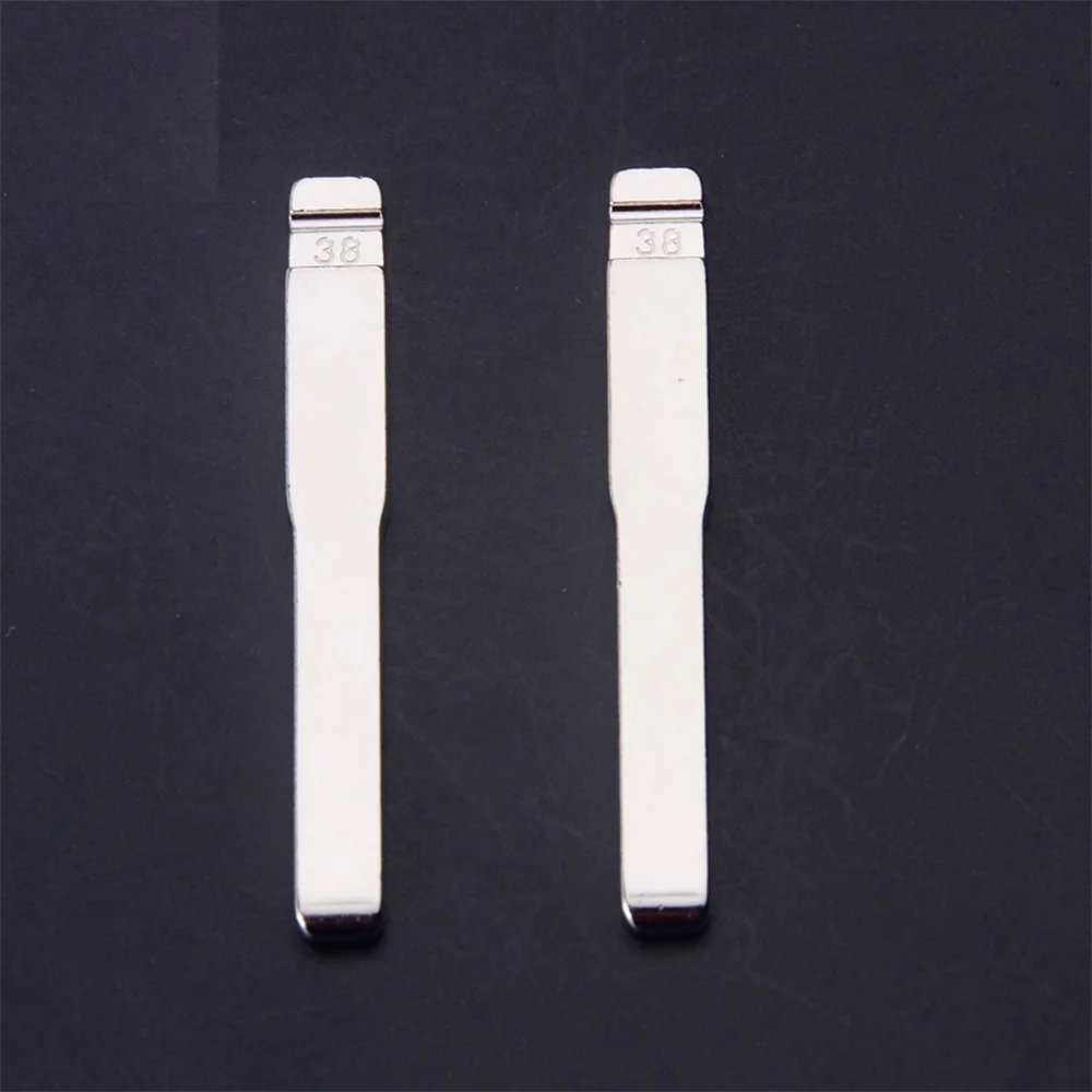 10 шт. металлический необрезанный флип KD дистанционный автомобильный ключ HU101 No.38