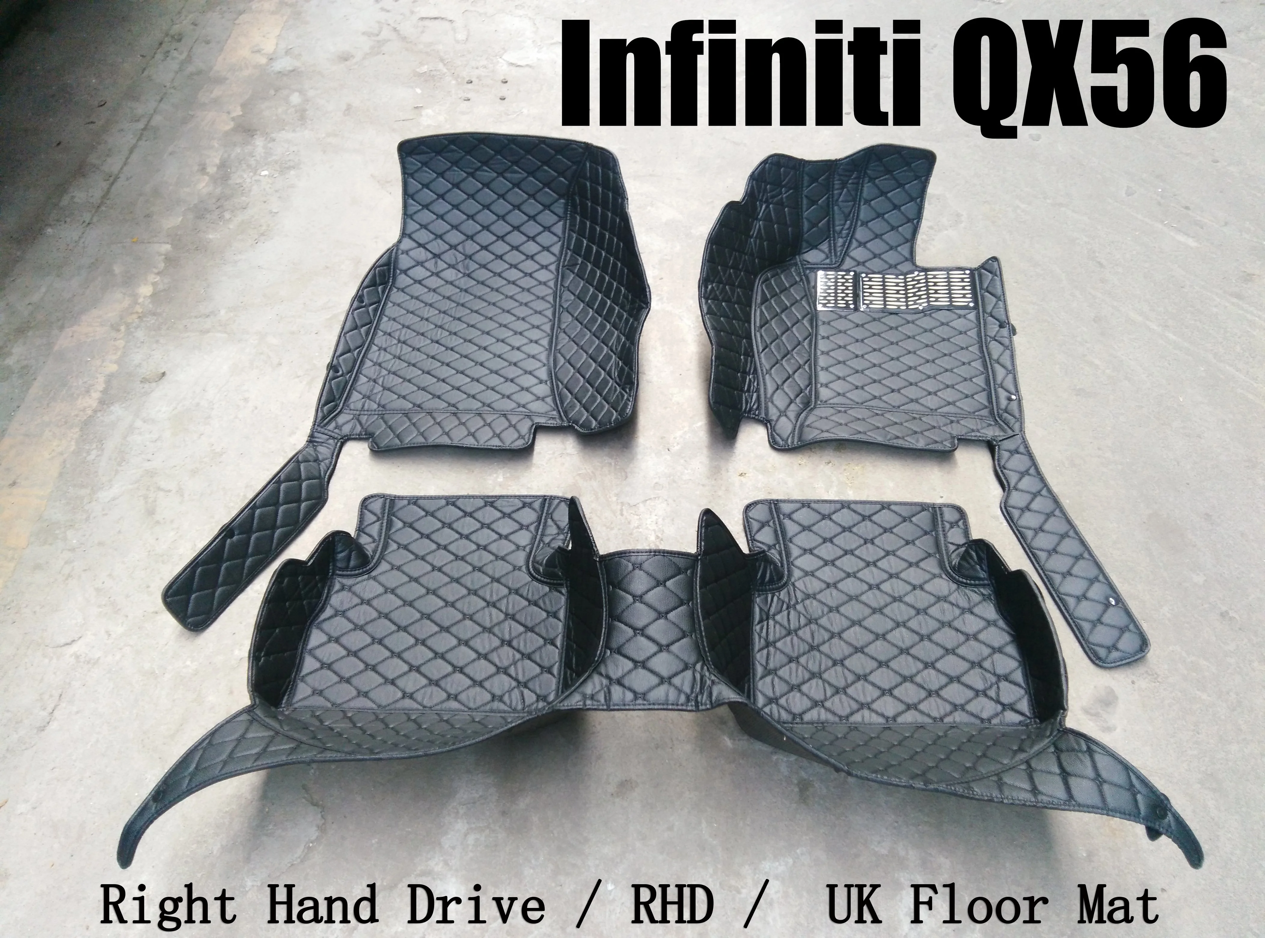 

Right hand drive / RHD / UK Car floor mats for Infiniti EX25 FX35/50 G35/37 JX35 Q70L QX80/56 all weather car-styling carpet flo