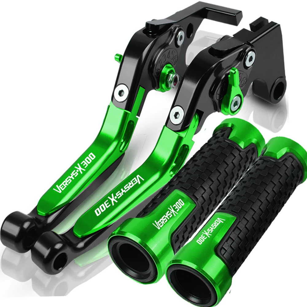 

VERSYS-X 300 For KAWASAKI VERSYS-X300 2017 2018 2019 2020 2021 Motorcycle Brake Clutch Levers Handlebar Hand Grips ends Aluminum