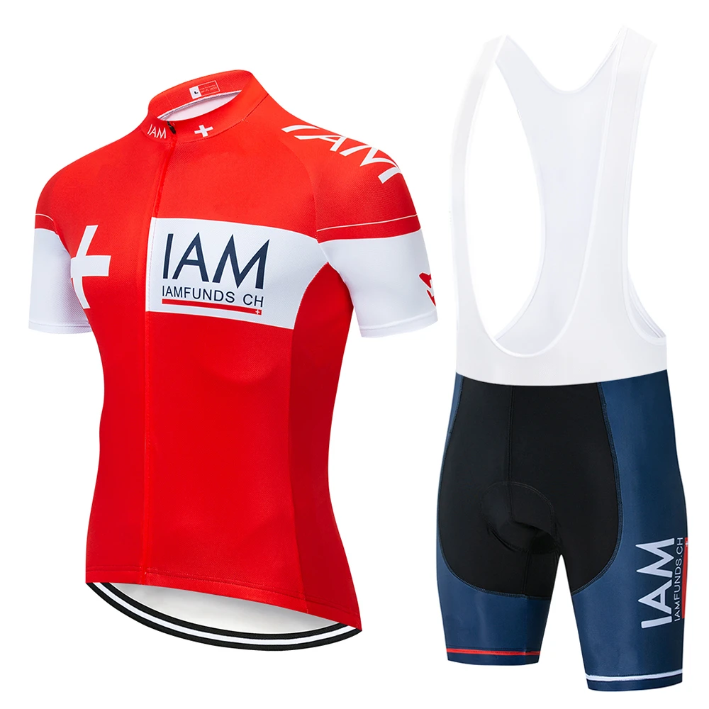 

Cycling Summer IAM Cycling Clothing Bike Clothing/Breathable Quick Dry Men Bicycle Wear Short Sleeve Cycling Jerseys Sets
