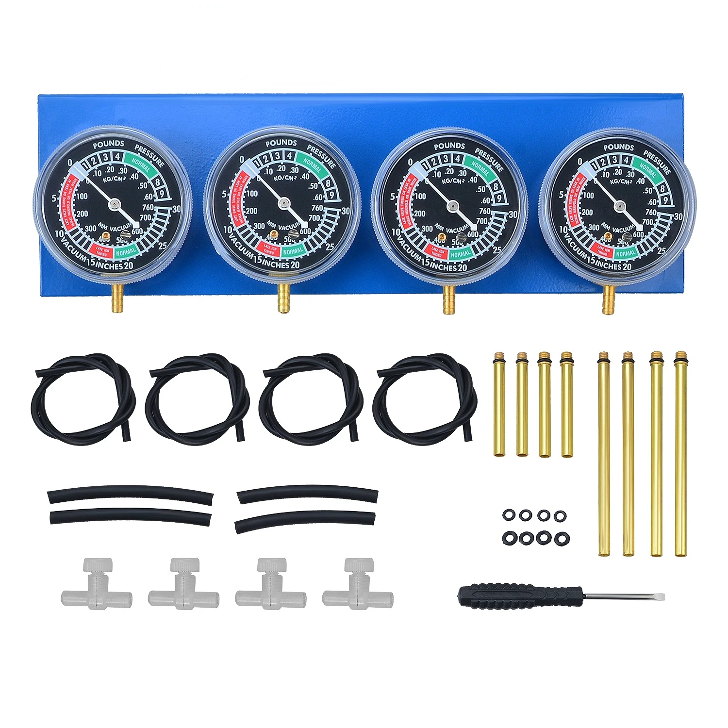 

2/4 Cylinder Carburetor Synchronizer Set Vacuum Balancer Gauge for Motorcycle Motorbike Carbs