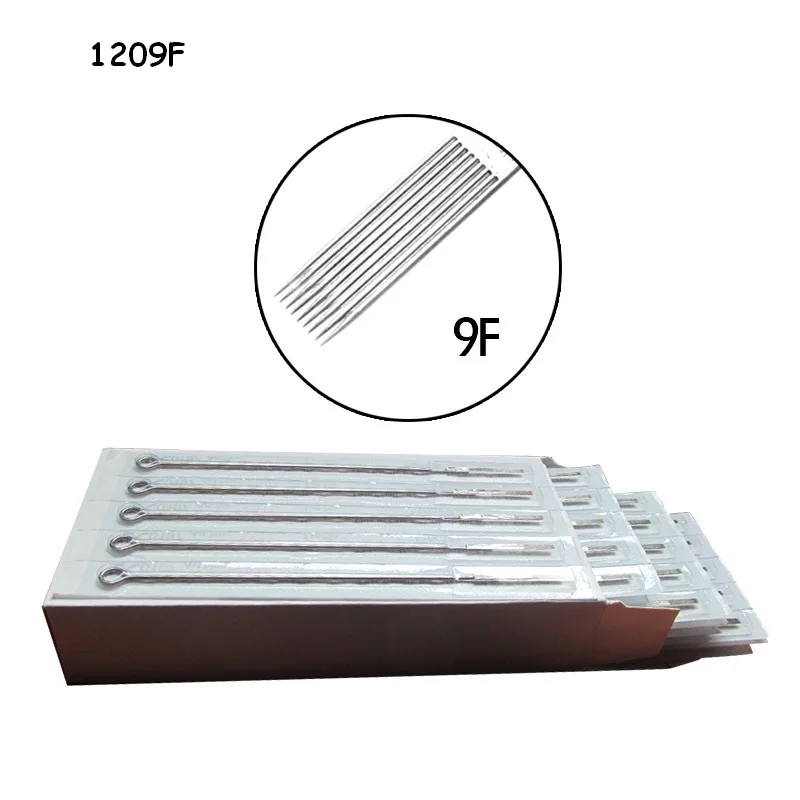 

50 шт./коробка, одноразовые тату-иглы из нержавеющей стали