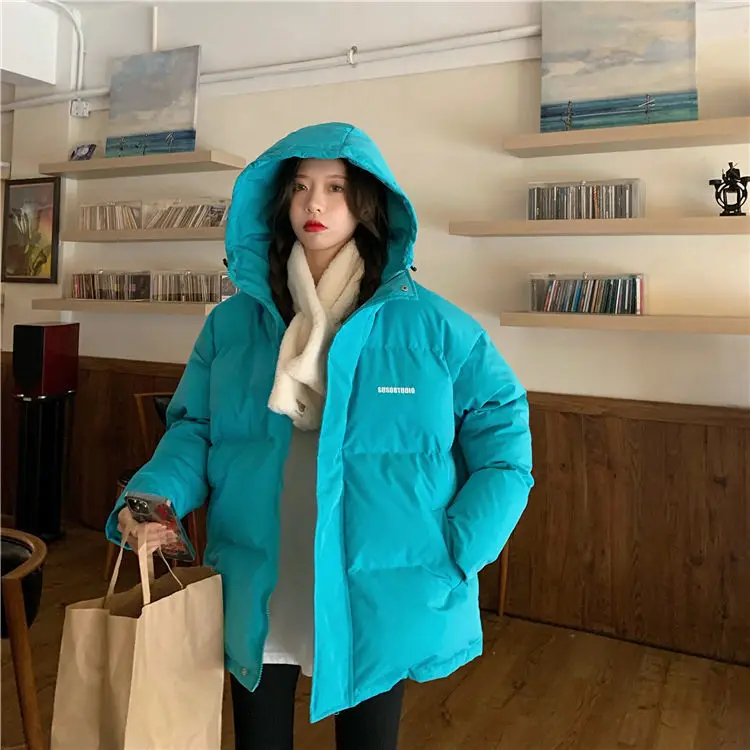 Winter Short Down Cotton Padded Jacket Womens New Loose and Fresh Cotton Padded Clothes for Women