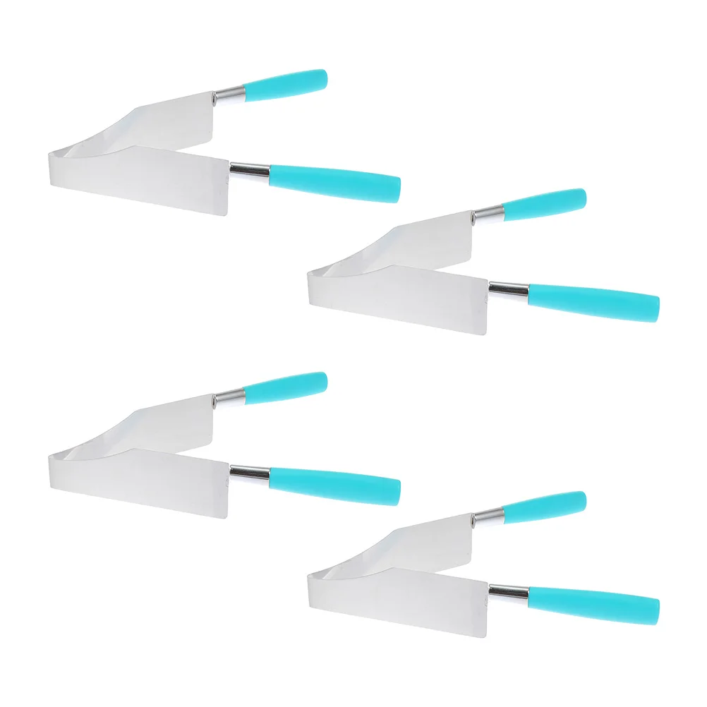 

4pcs Useful Cake Cutters Cake Cutting Tools Creative Food Tongs (Random Color)